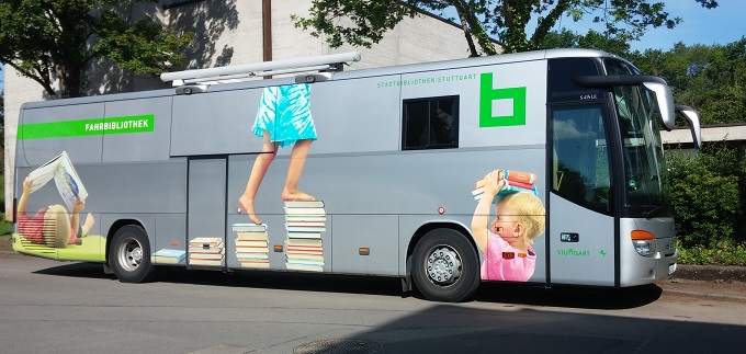 Der Bus Max der Fahrbibliothek